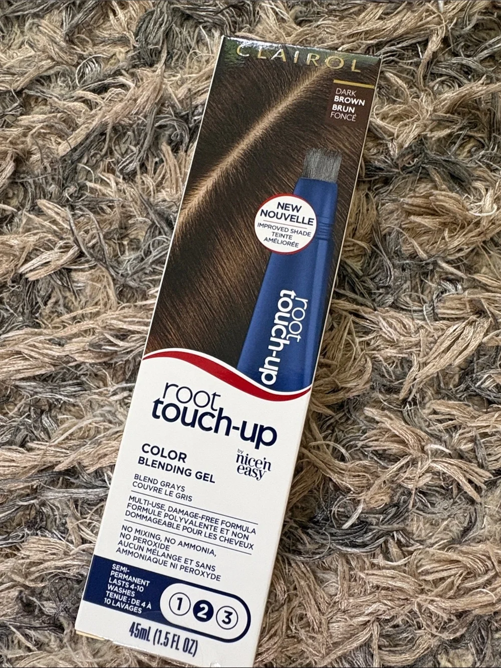 Hair Care Bundle: Dryer, Brush, Rollers, New Clairol Root TouchUp, Makeup Bag